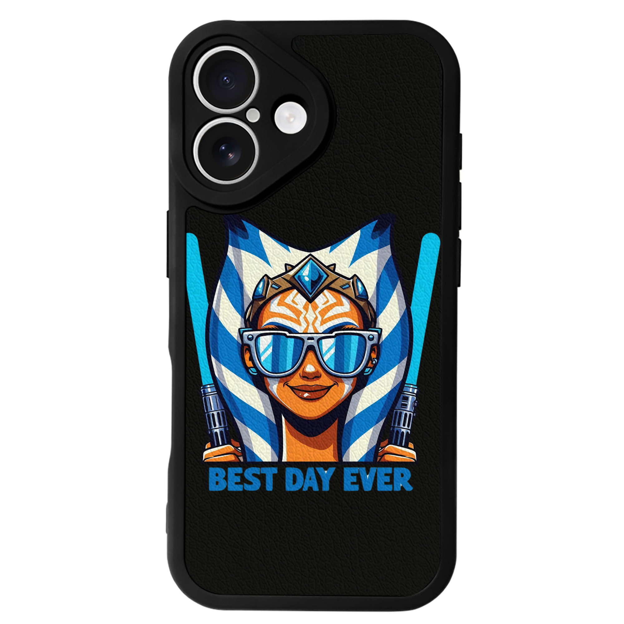 （画像用） スター・ウォーズ Star Wars 【iPhone 16シリーズ対応】シリコンスマホケース（レザー調） 材質：シリコン